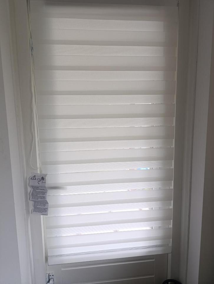NIEUW in doos! Duo rolgordijn wit 80x150cm - Duits prod., Huis en Inrichting, Stoffering | Gordijnen en Lamellen, Nieuw, 150 tot 200 cm
