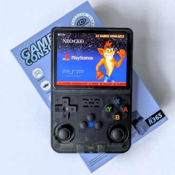 Geheel nieuwe R36S pocket retro game console, incl. games beschikbaar voor biedingen