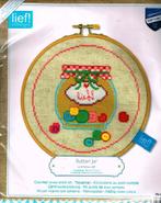 Cado aanbieding lief borduurpakket, knoopjespot, Ophalen of Verzenden, Nieuw, Handborduren, Borduurpakket