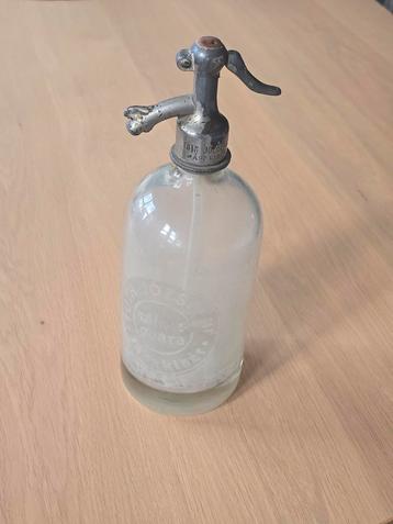 Zeldzame vintage antieke spuitwaterfles Tóth Józsefné €59 beschikbaar voor biedingen