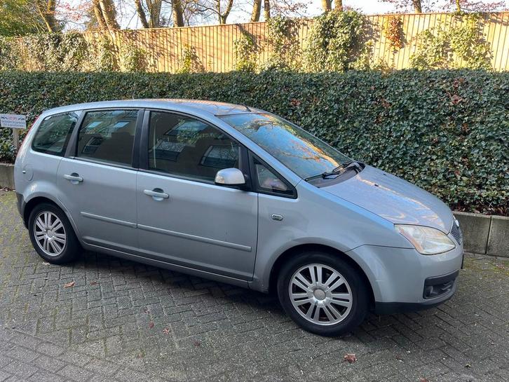 Ford C-Max 1.8 88KW 2004 Grijs, Auto's, Ford, Particulier, C-Max, Climate control, Cruise Control, Elektrische ramen, Lichtmetalen velgen