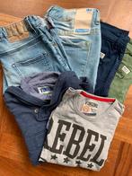 4 Jongens shorts + shirt + hoodie Vingino, maat 16 / 176, Ophalen of Verzenden, Zo goed als nieuw, Broek