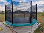 trampoline 415 cm doorsnede incl. zij net, Ophalen, Gebruikt