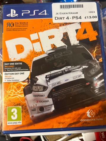 Dirt 4 - PS4 - Day One Editie beschikbaar voor biedingen