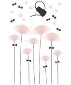 Muursticker wandsticker Sticker Roze Bloemen Lilipinso, Nieuw, Ophalen of Verzenden, Wanddecoratie, Lilipinso