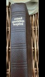 Missaal en Vesperboek , antiek, Franstalig .. bladgoud, Antiek en Kunst, Ophalen of Verzenden