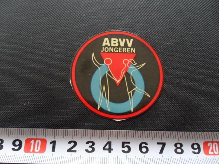 sticker ABVV Jongeren, Verzamelen, Stickers, Zo goed als nieuw, Ophalen