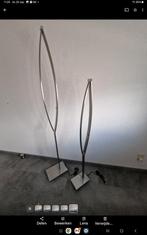 2 Moderne vloerlampen led verlichting dimbaar, Ophalen, Zo goed als nieuw, Moderne RVS, Metaal