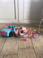 Barbie jeep, fiets en scooter, Kinderen en Baby's, Speelgoed | Poppen, Gebruikt, Ophalen of Verzenden, Barbie