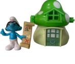 Ferrero Kinder suprise ei, brilsmurf, groen huisje, NIEUW, Verzamelen, Verrassingseieren, Ophalen of Verzenden, Nieuw, Hardplasticfiguren