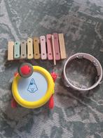 Muziekinstrumenten set: trommel, tamboerijn, xylofoon, Ophalen of Verzenden, Gebruikt, Overige typen