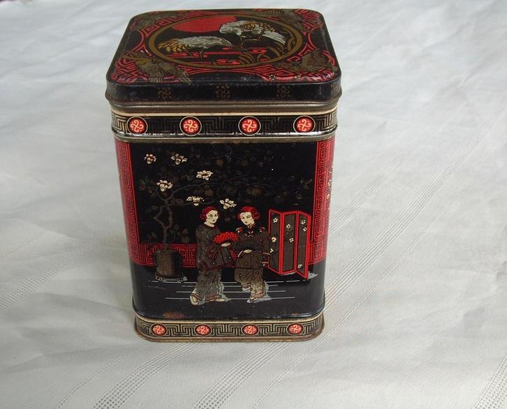 blik Chinees voorstelling o.i.d. nr 3, Verzamelen, Blikken, Gebruikt, Overige, Ophalen of Verzenden