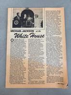 Michael Jackson in het Witte Huis - Zeldzaam Artikel, Ophalen of Verzenden, Zo goed als nieuw, Boek, Tijdschrift of Artikel