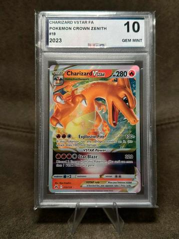 UCG 10 Graded Charizard VSTAR #19 019/159 (Crown Zenith) beschikbaar voor biedingen