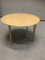 Vintage ronde eettafel. Uitschuifbaar. Scandinavisch design, Antiek en Kunst, Antiek | Meubels | Tafels, Ophalen of Verzenden