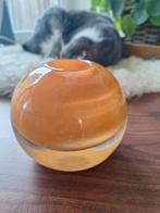 Mondgelazen handwerk: Oranje DutZ Vaas - Hoola Ocher, Huis en Inrichting, Woonaccessoires | Vazen, Oranje, Ophalen of Verzenden