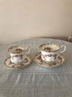 2 x Royal Albert “ Dimity Rose “ kop en schotel, Ophalen of Verzenden