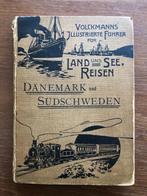 Denemarken en Zuid-Zweden. 1909-1910 Dänemark und Süd-, Europa, Ophalen of Verzenden, Reisgids of -boek, Gelezen