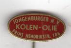 Speldje JONGENBURGER NV KOLEN OLIE ALPHEN AAN DEN RIJN (A5), Verzenden, Gebruikt, Overige onderwerpen