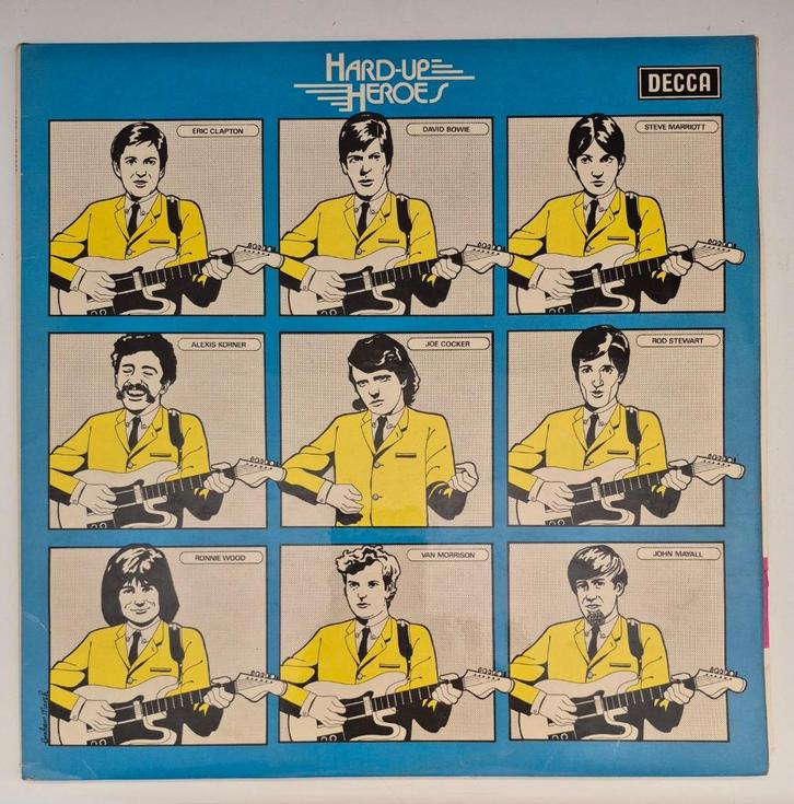 Hard-Up Heroes. David Bowie/Eric Clapton/Ron Wood. MONO., Cd's en Dvd's, Vinyl | Pop, 1960 tot 1980, 12 inch, Ophalen of Verzenden