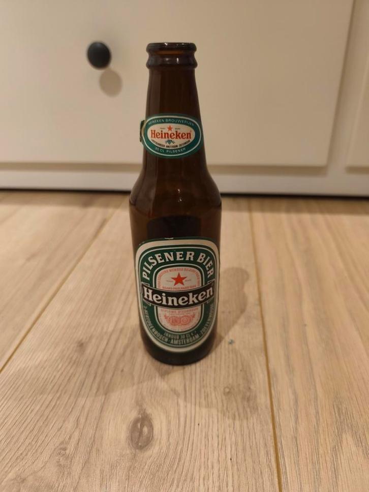 Vintage Heineken flesje 30cl - Augustus 1987, Verzamelen, Biermerken, Gebruikt, Flesje(s), Heineken, Ophalen