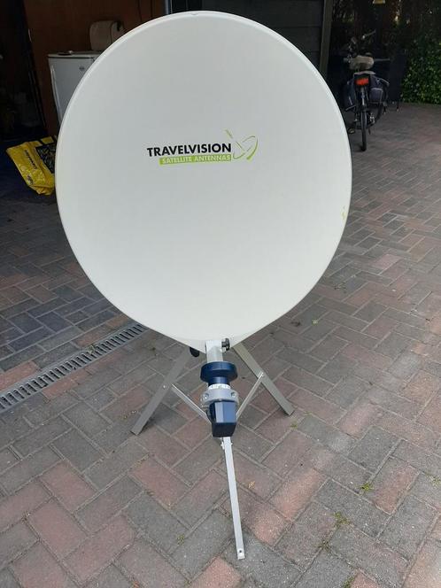 Travel vision tv schotel met toebehoren, Audio, Tv en Foto, Schotelantennes, Zo goed als nieuw, Philips, Ophalen
