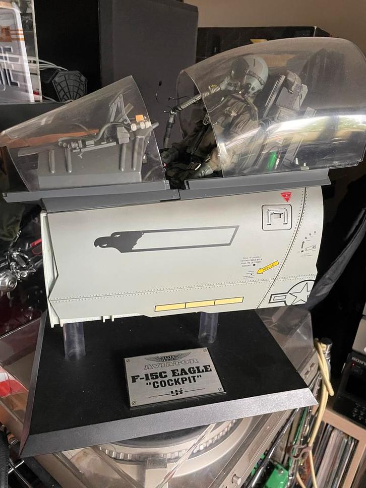 Cockpit 1/6 F-15C Eagle met Piloot, Verzamelen, Militaria | Algemeen, Luchtmacht, Miniatuur of Beeldje, Amerika, Ophalen of Verzenden