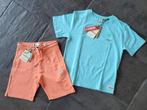 Vingino zomerset jongen mt 140 (10) NIEUW, met rugprint, Nieuw, Ophalen of Verzenden, Setje, Vigino