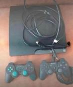 PlayStation 3 met 2 controllers, Ophalen of Verzenden, Zo goed als nieuw, Met 2 controllers, Slim