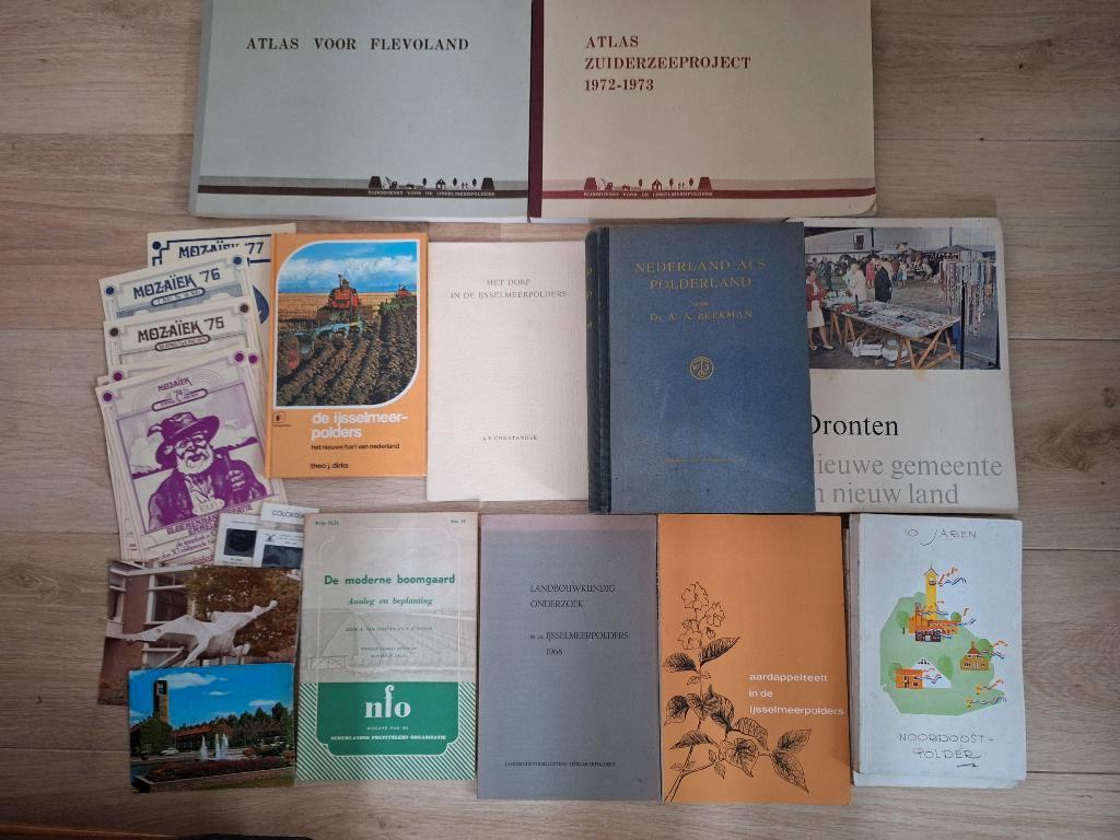 Diverse boeken IJsselmeerpolders, NOP, Boeken, Geschiedenis | Stad en Regio, Ophalen of Verzenden, Gelezen, Diverse auteurs