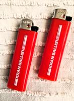 2 rode wegwerp aanstekers Duitse kraanbedrijf Kran Saller, Ophalen of Verzenden, Nieuw, Gebruiksvoorwerp