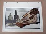 Charley Toorop offset prent Stilleven met schedel, Verzenden