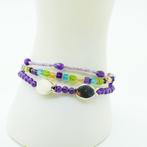 Edelsteen armbandjes met zilveren sloten, Verzenden, Zo goed als nieuw, Nvt, Met edelsteen