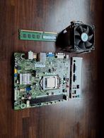 HP IPXSB-DM Moederbord + Intel CPU + 4GB DDR3, Computers en Software, Moederborden, Gebruikt, DDR3, Ophalen of Verzenden, Micro-ATX