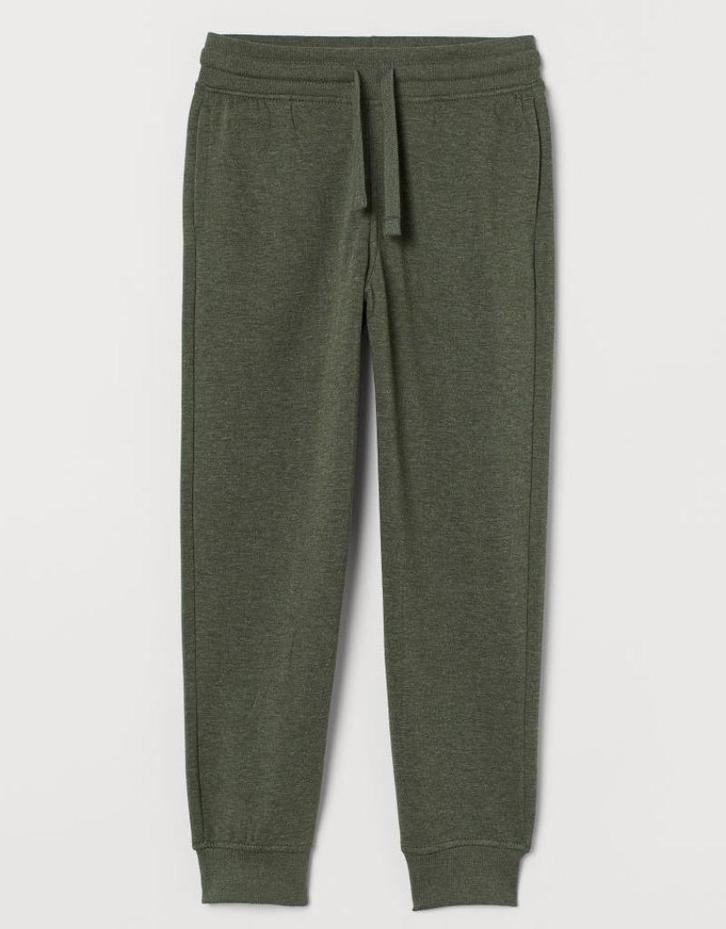 H&M kakigroen joggers sweatpants sport broek maat 152, Kinderen en Baby's, Kinderkleding | Maat 152, Nieuw, Jongen of Meisje, Broek