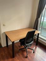 Bureau met kabelverberger 150x75, Huis en Inrichting, Bureaus, Ophalen, Zo goed als nieuw