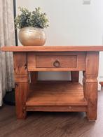 Teak salontafel / bijzettafel - 60x60x48 cm, Huis en Inrichting, Ophalen of Verzenden, Gebruikt, Vierkant