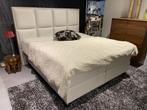 Stef boxspring boxspring design 180X200 nu €1399,-, Ophalen, Beige, 180 cm, 200 cm