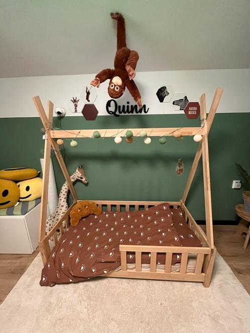 Superleuk peuterbed Tipi, Kinderen en Baby's, Kinderkamer | Bedden, Zo goed als nieuw, 160 tot 180 cm, 85 tot 100 cm, Lattenbodem