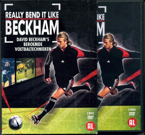 David Beckham's beroemde voetbaltechnieken 2 dvd’s 2004 ZGAN, Cd's en Dvd's, Dvd's | Sport en Fitness, Zo goed als nieuw, Cursus of Instructie