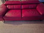 Mooie, 2á3 persoonsbank met hoofdsteunen, Huis en Inrichting, Ophalen, Gebruikt, 100 tot 125 cm, Tweepersoons
