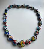 Vintage Murano millefiori kralen ketting met gezichtjes., Sieraden, Tassen en Uiterlijk, Antieke sieraden, Ophalen of Verzenden