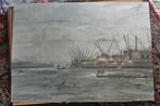 maarten kemper aquarel havengezicht, Ophalen