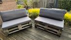 Palletbank kussenset 2 sets, Tuin en Terras, Tuinsets en Loungesets, Ophalen of Verzenden, Zo goed als nieuw