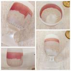 Handgeblazen satijnglas Water Goblet Rueven Nouveau Art Glas, Ophalen