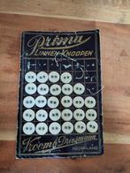 Vintage Vroom en Dreesmann Prima linnen knopen, Verzenden, Zo goed als nieuw, Knoop of Knopen