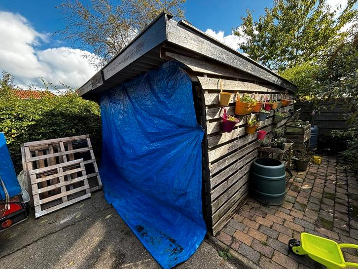 Overkapping, tuinhuis, schuurtje of voor hout, Tuin en Terras, Overkappingen, Gebruikt, Ophalen