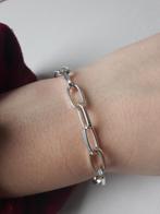Zilverkleurige Armband met Grote Schakels, Ophalen of Verzenden