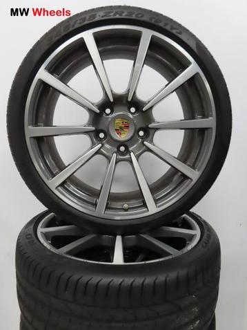 Originele Porsche 911 991 2 S 20 inch velgen met zomerbanden beschikbaar voor biedingen