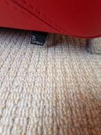 2 Leolux designfauteuils – comfort & karakter in rood leer, Ophalen, Gebruikt, 75 tot 100 cm, Leer